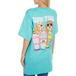 Simply Southern Juniors Keepin It Cool Short Sleeve Top