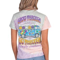 Simply Southern Juniors Grow Through Tie Dye T-Shirt