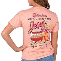 Simply Southern Juniors Raised On Chick T-Shirt