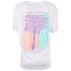 Simply Southern Juniors Palm Short Sleeve Top