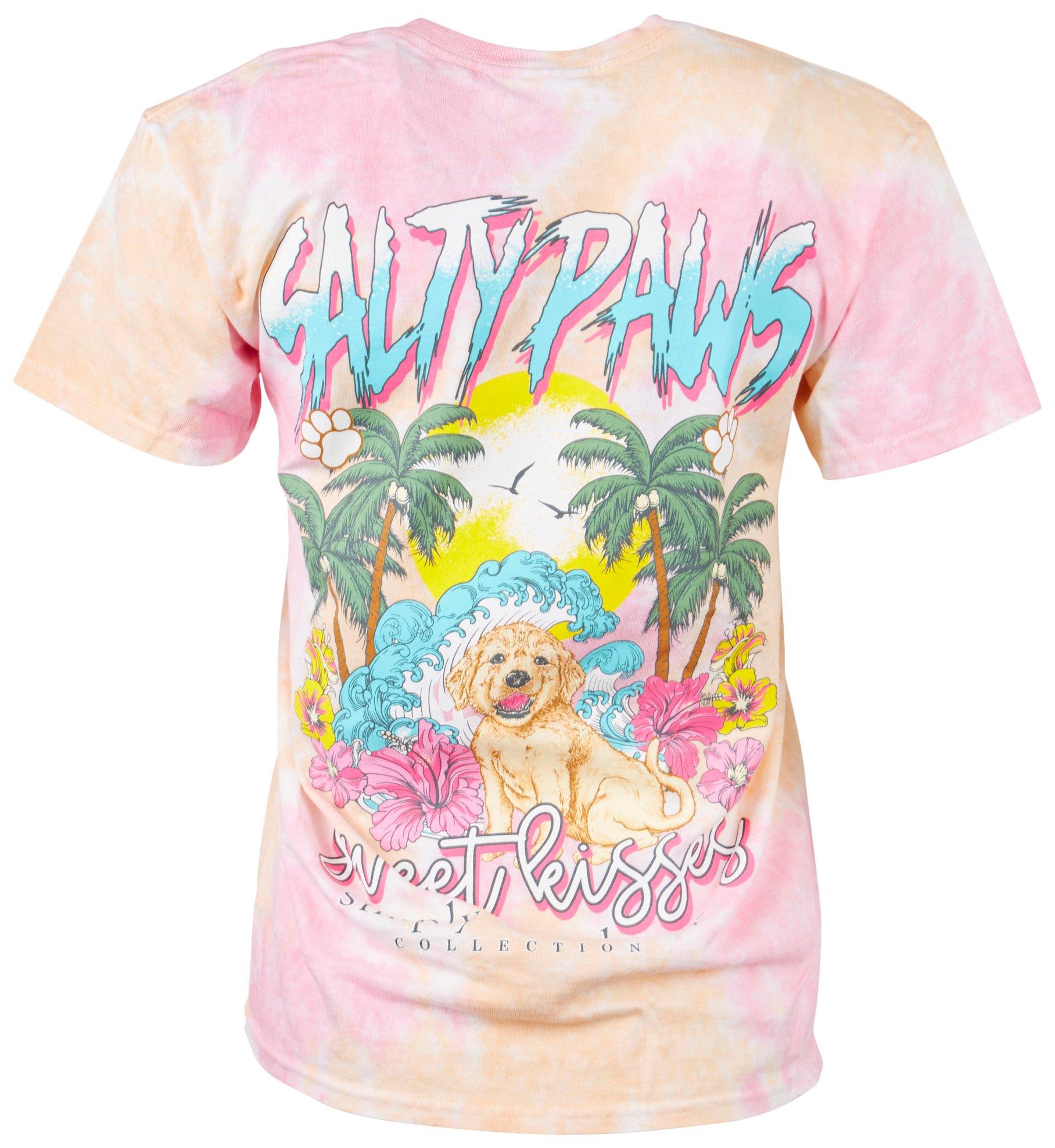 Simply Southern Juniors Salty Paws Short Sleeve Top