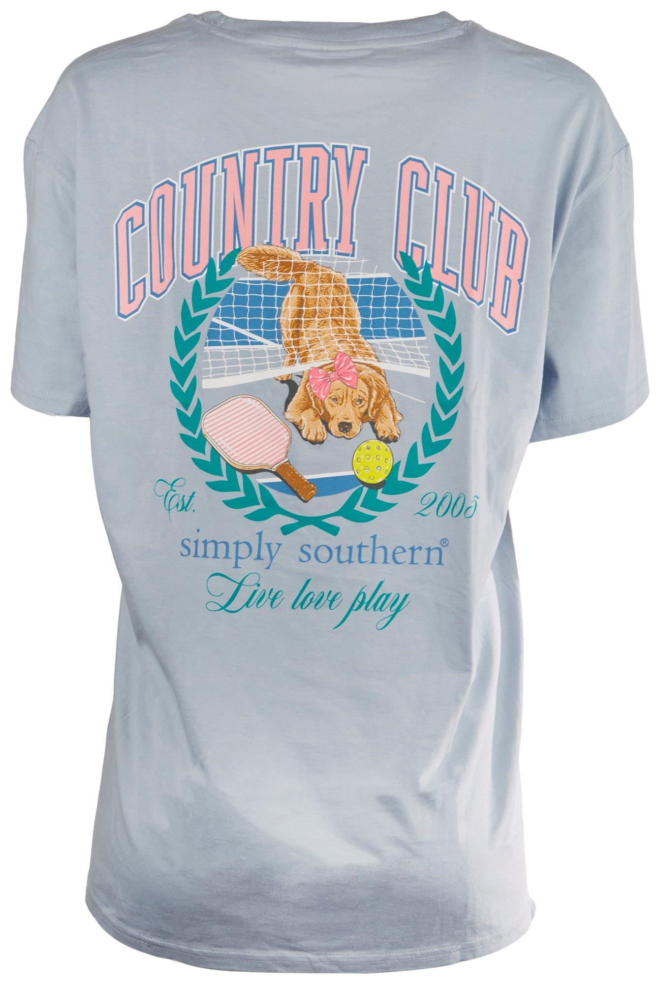 Simply Southern Juniors Country Club Short Sleeve Top