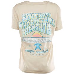 Simply Southern Juniors Sunset Scene Short Sleeve Top