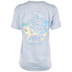 Simply Southern Juniors Sea Turtle Short Sleeve Top