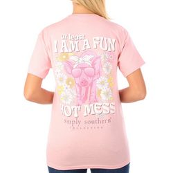 Simply Southern Juniors Hot Mess Short Sleeve Top