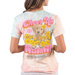 Simply Southern Juniors Cheer Up Short Sleeve Top