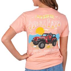 Simply Southern Juniors Sunny Jeep Short Sleeve Top