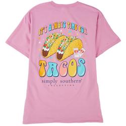 Juniors Always Time For Tacos T-Shirt