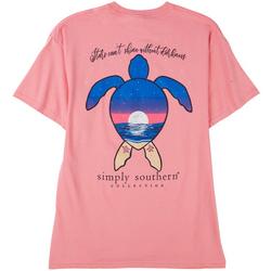 Juniors Turtle Sunset T-Shirt