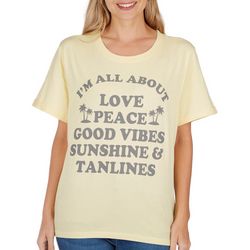 Messy Buns, Lazy Days Juniors I'm All About T-shirt