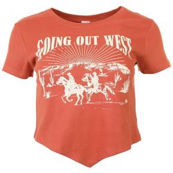 Messy Buns, Lazy Days Juniors Going Out West T-shirt