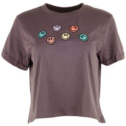 Messy Buns, Lazy Days Juniors Choose Happy T-shirt