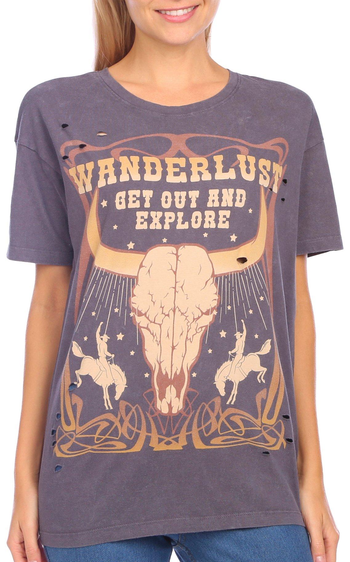 Juniors Wanderlust T-shirt