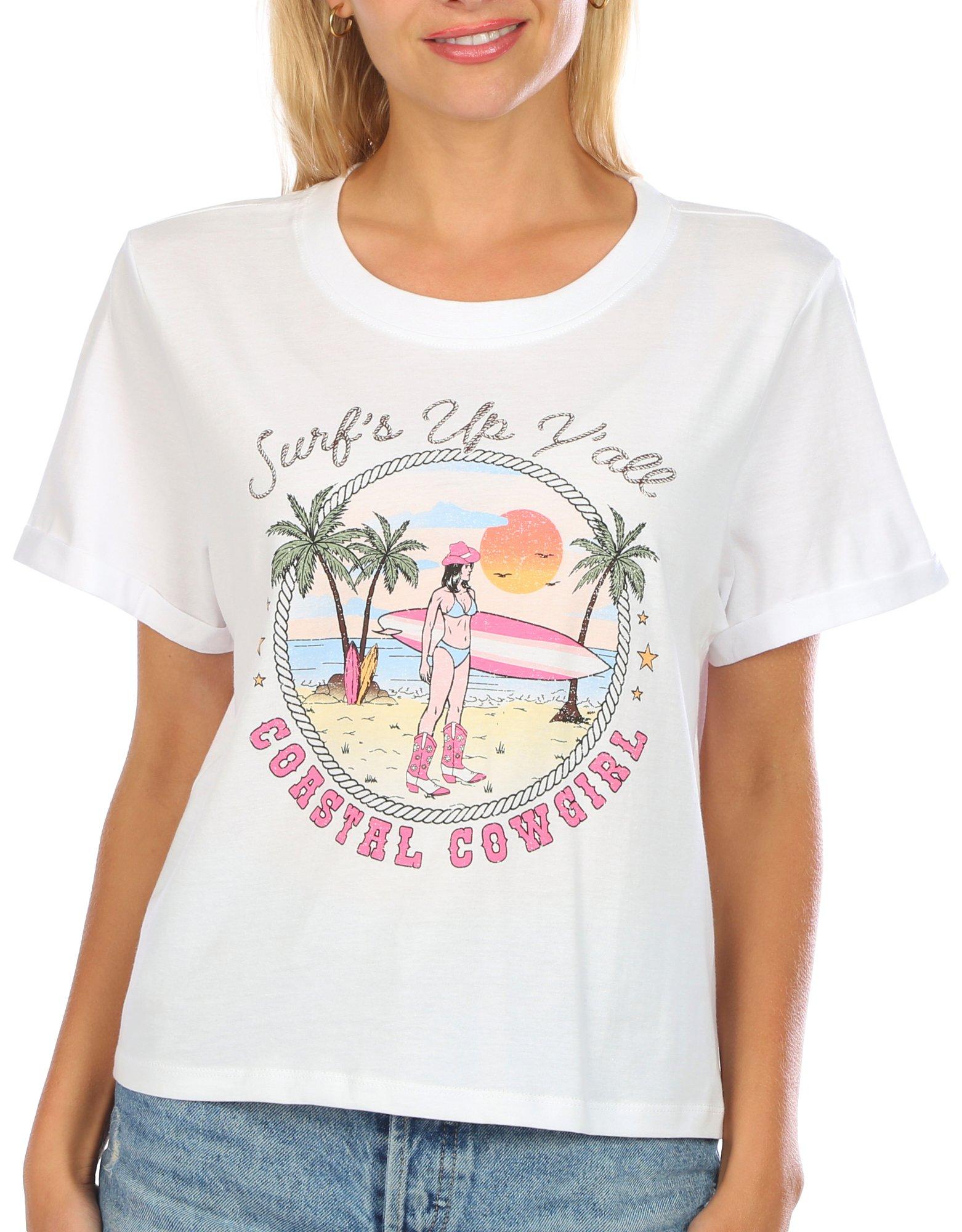 Coastal Dreamer Juniors Surfs Up T-shirt