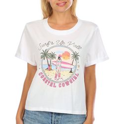 Coastal Dreamer Juniors Surfs Up T-shirt