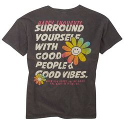 F.S.I Juniors Happy Thoughts  Graphic Short Sleeve Shirt