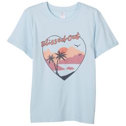 F.S.I Juniors Blissed Out Graphic Short Sleeve Shirt