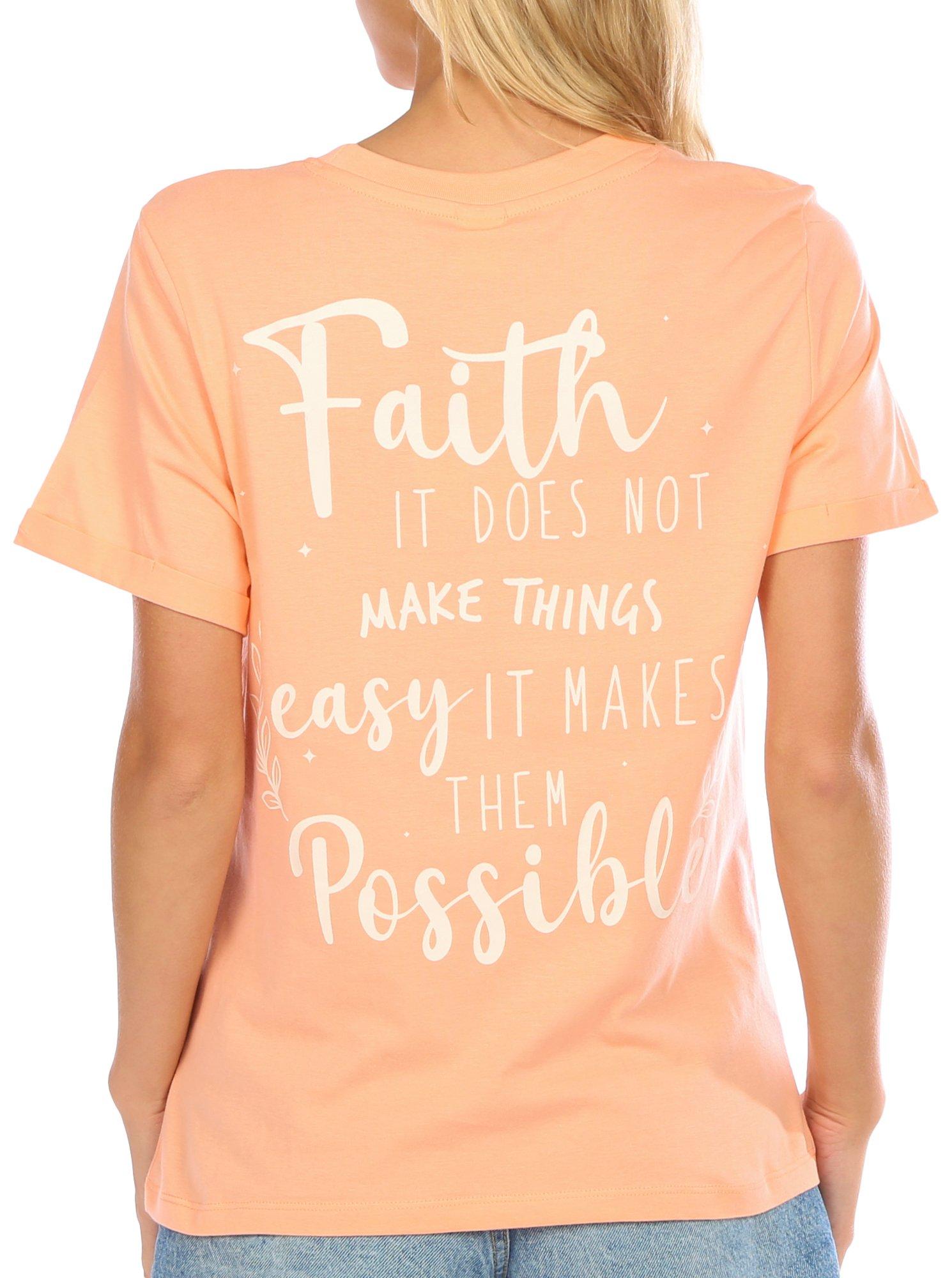 Juniors Faith T-shirt