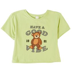 Messy Buns, Lazy Days Juniors Good Vibes T-shirt