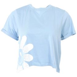 Coastal Dreamer Juniors Smiley Floral T-shirt