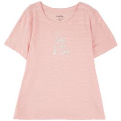 Coral Bay Petite Seas The Day Short Sleeve Top