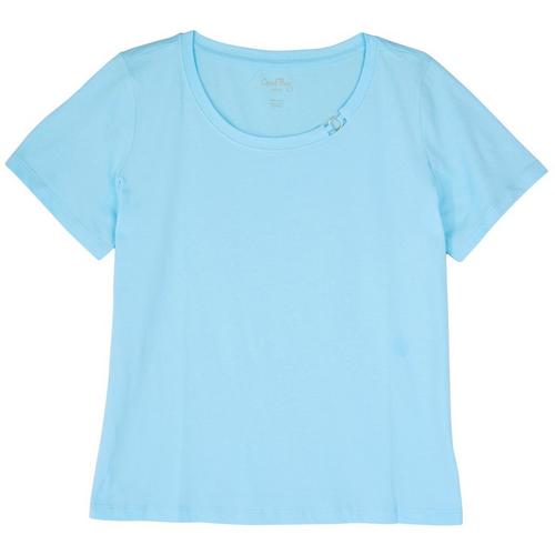 Coral Bay Petite O-Ring Scoop Neck Short Sleeve