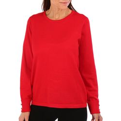 Tint & Shadow Petite Long Sleeve Sweater