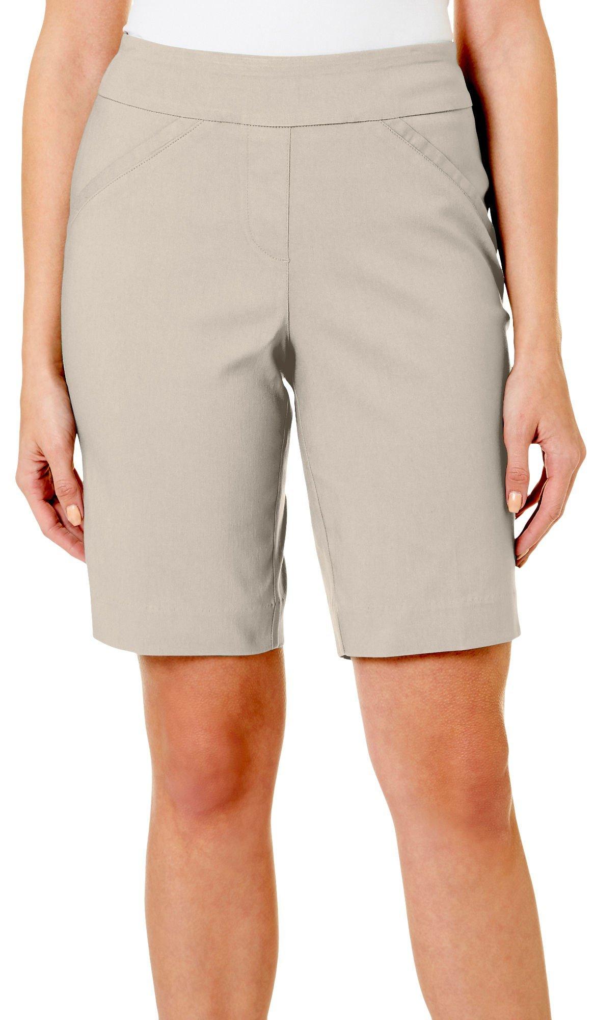 Petite 18 in. Millennium Solid Shorts