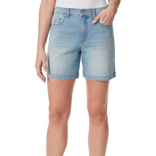 Gloria Vanderbilt Petite 5 Pocket Amanda Denim Shorts