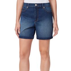 Gloria Vanderbilt Petite Amanda High-Rise 6 Denim Shorts