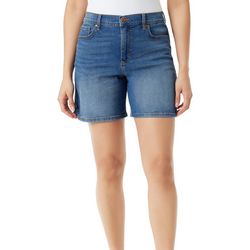 Gloria Vanderbilt Petite 5.5 in. Amanda Hi-Rise Denim Shorts