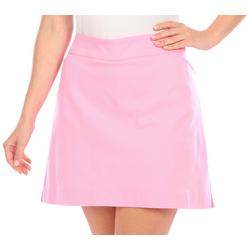 Petite Active & Casual Solid Pocketed Skort