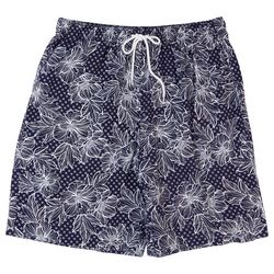 Coral Bay Petite 7 in. Floral Bermuda Drawstring Shorts