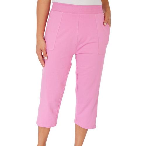 Coral Bay Petite 20in. Solid French Terry Capris