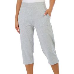 Coral Bay Petite 22in. Heathered  French Terry  Capris