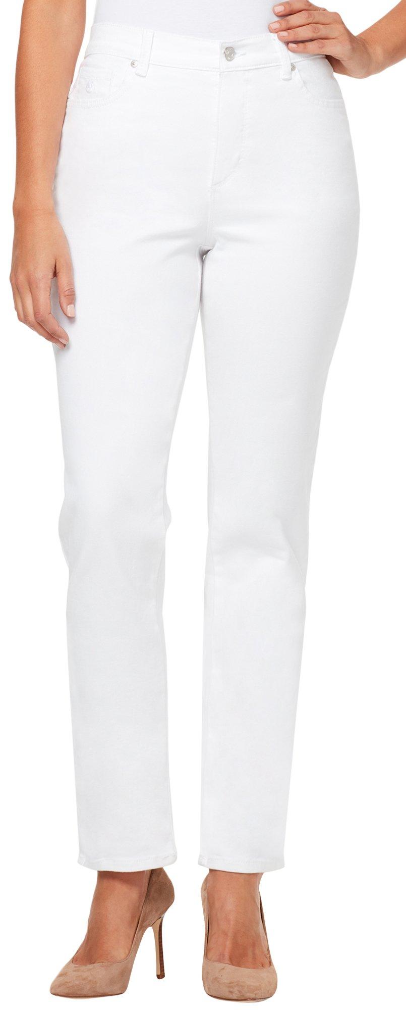 Gloria Vanderbilt Petite Short  Amanda Original White Jeans