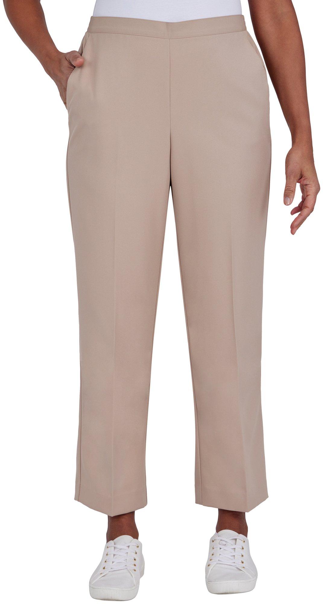 Petite Solid Grommet Waist Pants  Clothes design, Cropped denim pants, Petite  pants