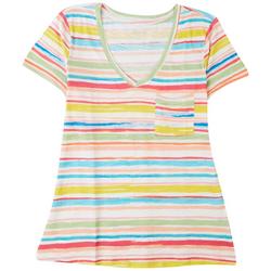 Petite Luxey Striped T-Shirt