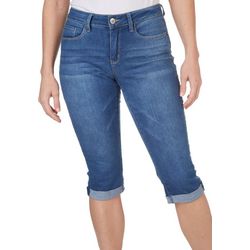 YMI Petite Eco Mid-Rise Crop Jeans