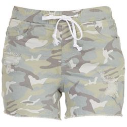 Royalty by YMI Petite Pull-On Camo Shorts