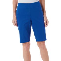 Petite Pull-On Solid Skimmer Shorts