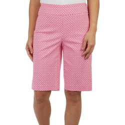 Petite 12 in. Crystal Stretch Skimmer Shorts