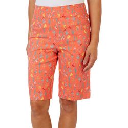 Counterparts Petite Wild Flowers Pull-On Skimmer Shorts