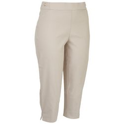 Counterparts Petite Solid Ring Detail Capris