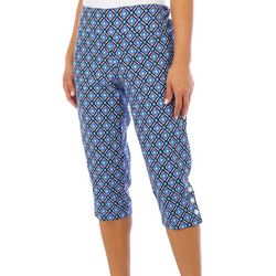 Counterparts Petite Pull-On Stretchy Print Capris