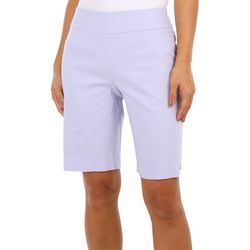 Counterparts Petite 10 in. Solid X Hem Shorts