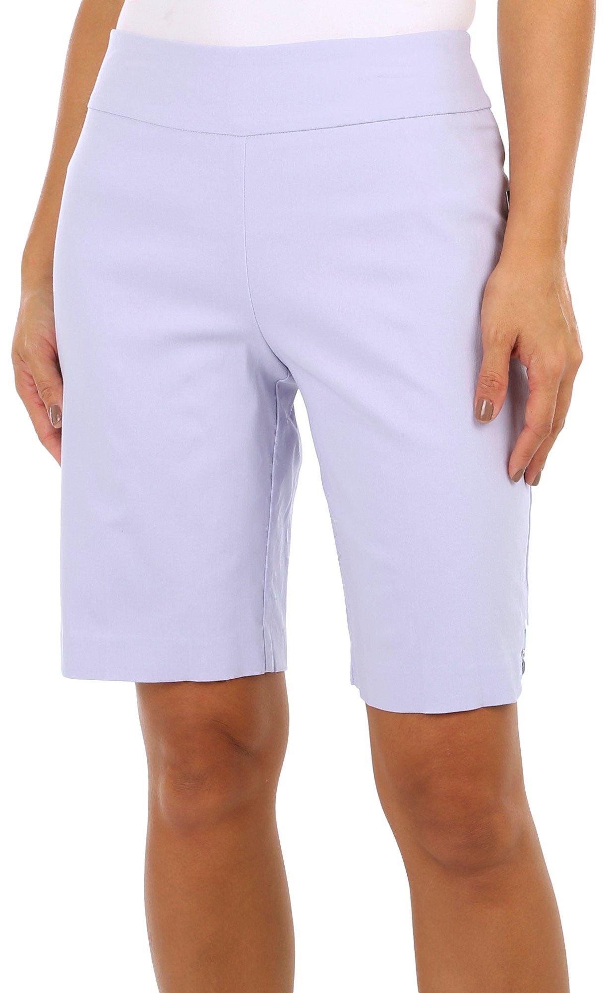 Counterparts Petite Pull-On Solid Skimmer Shorts