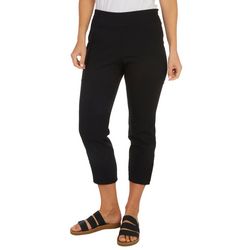 Counterparts Petite 24 in. Covered Button Pull On Pants