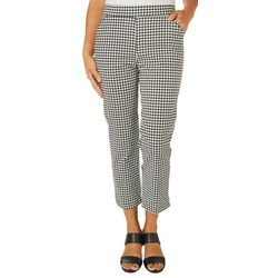 Counterparts Petite 24 in. Graphic Pocket Ankle Pants