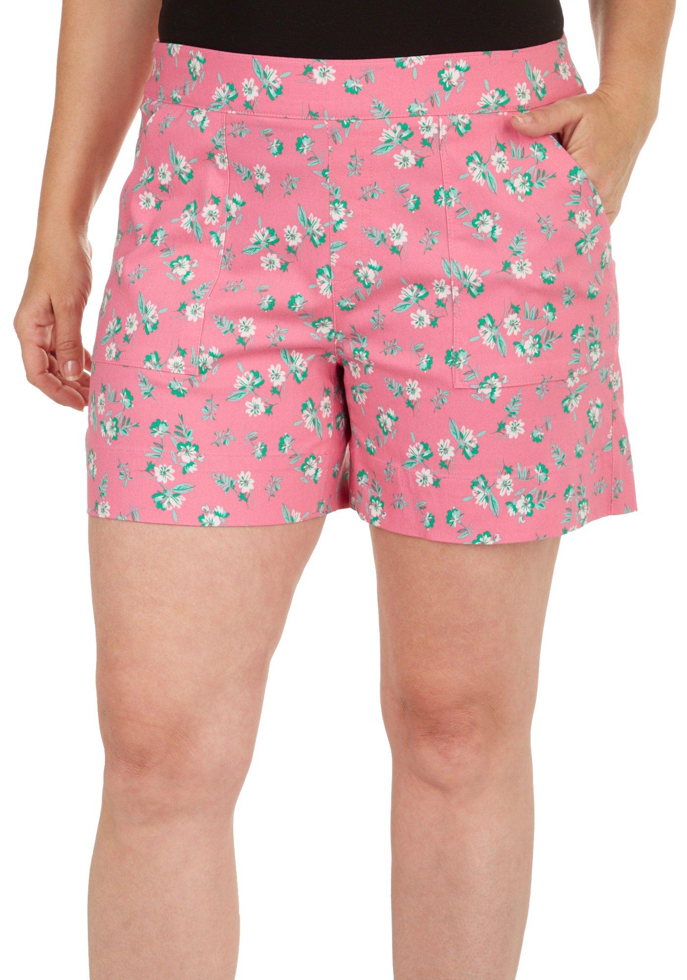 Counterparts Petite 5 in. Pull On Meadow Stretch Shorts